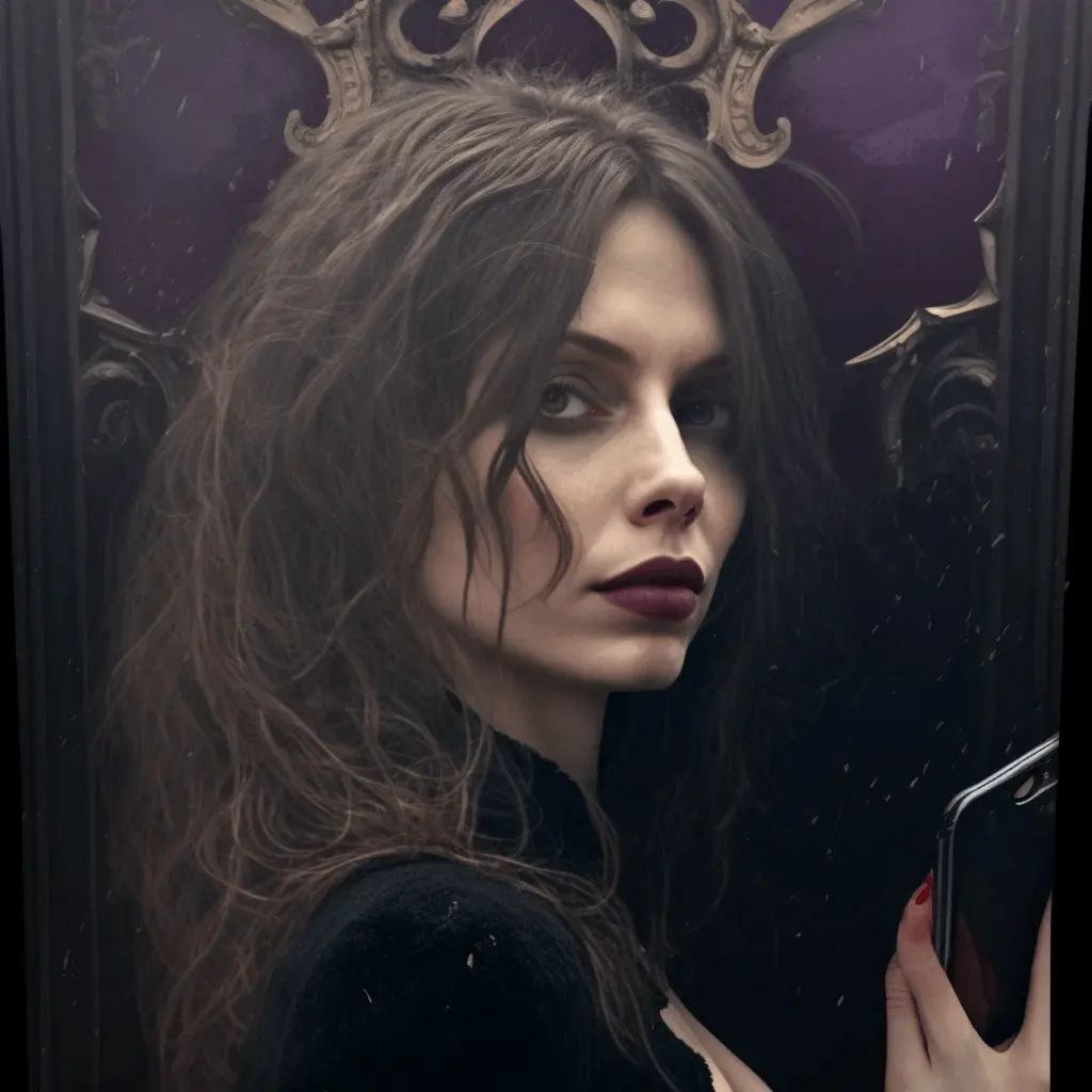 Портрет в стиле Vamp + Gothic